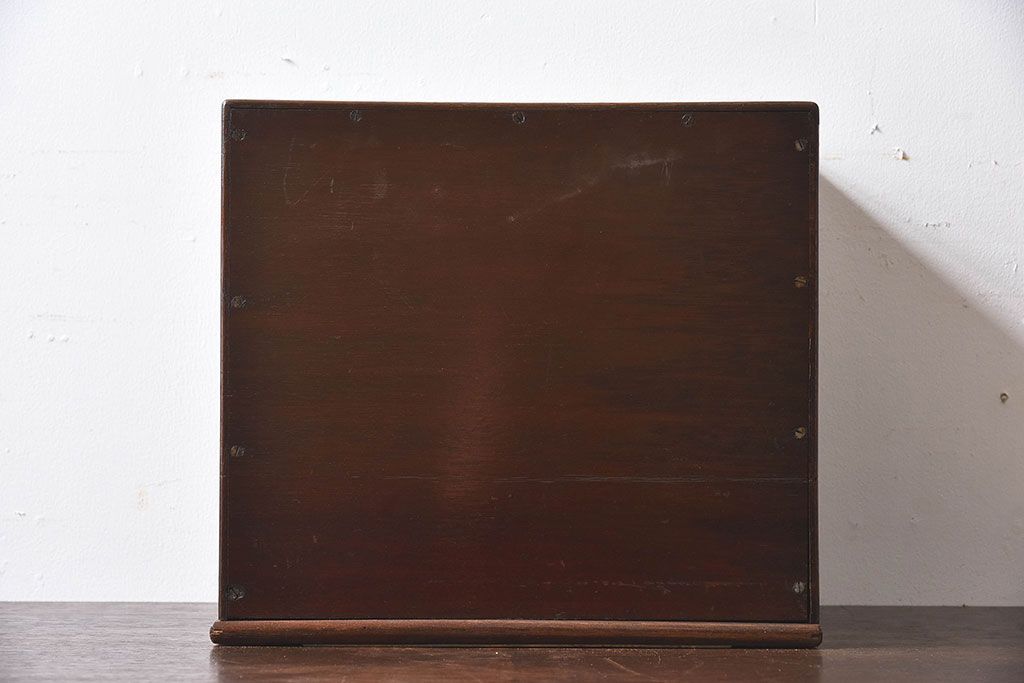 アンティーク家具　アンティーク　歯医者さんの古い往診箱(小引き出し、裁縫箱)