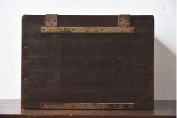 アンティーク家具　アンティーク　歯医者さんの古い往診箱(小引き出し、裁縫箱)