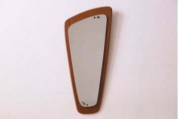 アンティーク雑貨　北欧ビンテージ　個性的でおしゃれな壁掛けミラー(鏡)