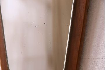 アンティーク雑貨　北欧ビンテージ　個性的でおしゃれな壁掛けミラー(鏡)