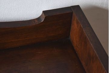 アンティーク家具　大正ロマン　栓材製　ダイヤガラス入り本箱(ブックケース)