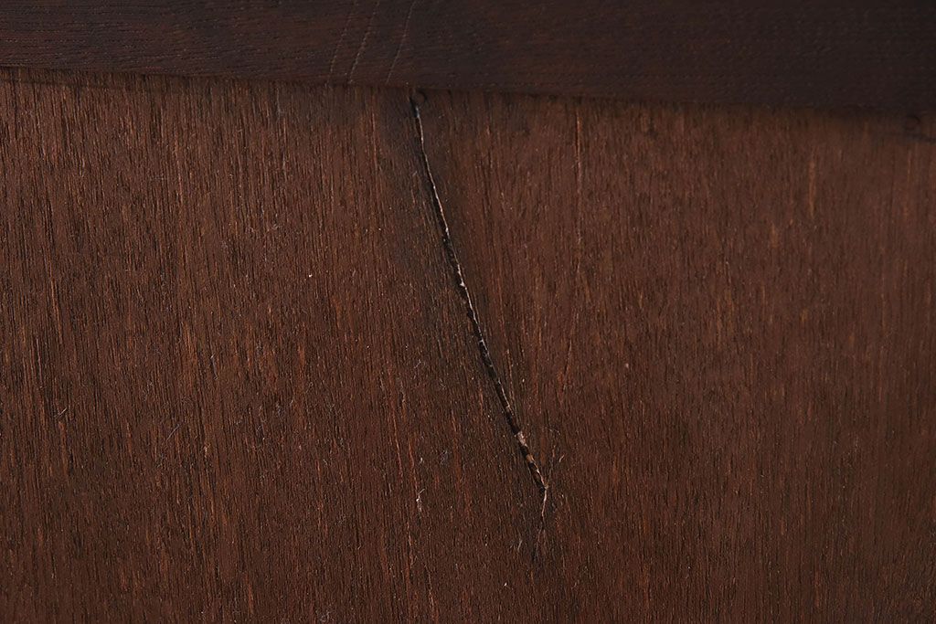 アンティーク家具　大正ロマン　栓材製　ダイヤガラス入り本箱(ブックケース)