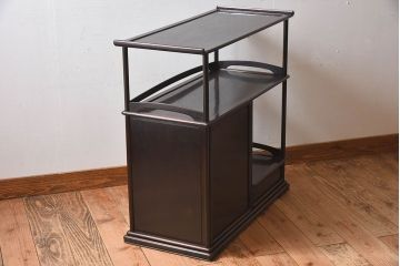 アンティーク家具　古作　上質な唐木材製のアンティーク飾り棚(陳列棚)