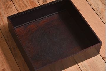 アンティーク家具　古作　上質な唐木材製のアンティーク飾り棚(陳列棚)
