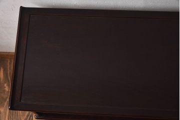 アンティーク家具　古作　上質な唐木材製のアンティーク飾り棚(陳列棚)