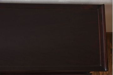 アンティーク家具　古作　上質な唐木材製のアンティーク飾り棚(陳列棚)