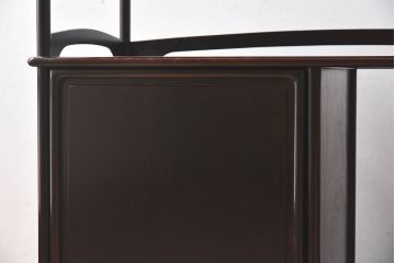 アンティーク家具　古作　上質な唐木材製のアンティーク飾り棚(陳列棚)