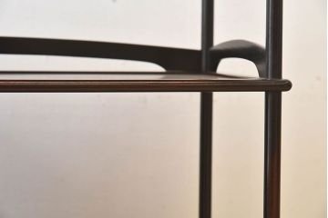 アンティーク家具　古作　上質な唐木材製のアンティーク飾り棚(陳列棚)