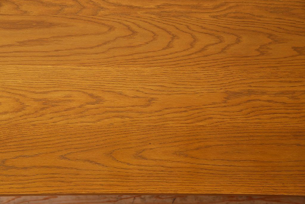 当店リメイク品　オーク材製天板のダイニングテーブル(作業台)