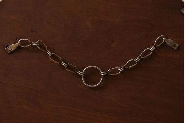 アンティーク雑貨　1950年頃　イギリスビンテージ　壁掛けカットミラー(鏡)