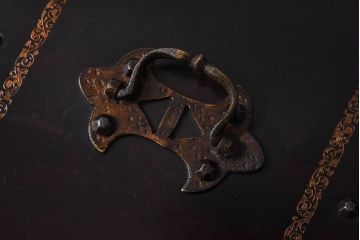 アンティーク雑貨　イギリスアンティーク　高級品!鍵付き宝石箱(ジュエリーケース)