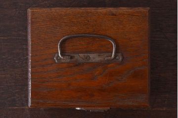 アンティーク家具　和製アンティーク　ナラ材製　印箱(小物収納箱)