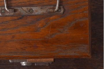 アンティーク家具　和製アンティーク　ナラ材製　印箱(小物収納箱)