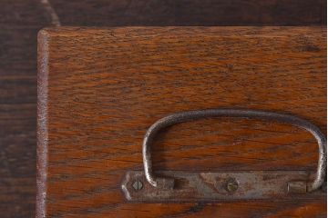 アンティーク家具　和製アンティーク　ナラ材製　印箱(小物収納箱)