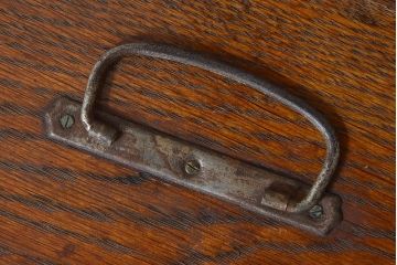 アンティーク家具　和製アンティーク　ナラ材製　印箱(小物収納箱)