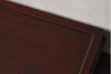 アンティーク雑貨　和製アンティーク　象嵌入り!唐木材製の花台