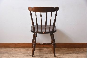 ヴィンテージ家具　飛騨産業　キツツキマーク　上質なデザインのビンテージチェア(椅子)(1)