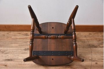 ヴィンテージ家具　飛騨産業　キツツキマーク　上質なデザインのビンテージチェア(椅子)(1)