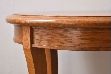 天童木工　中古　上品なデザインのラウンドテーブル(2)
