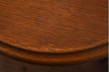 天童木工　中古　上品なデザインのラウンドテーブル(3)