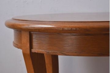 天童木工　中古　上品なデザインのラウンドテーブル(3)