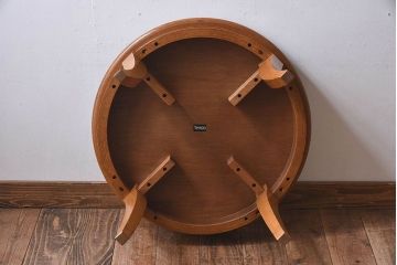 天童木工　中古　上品なデザインのラウンドテーブル