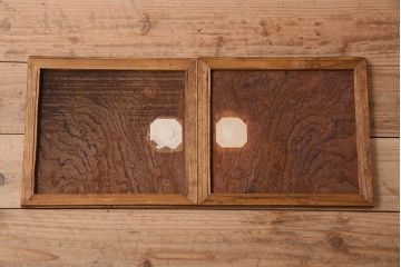 アンティーク家具　欅・桐材製　総無垢材　天然の木の温かみが魅力的な茶箪笥(茶棚)