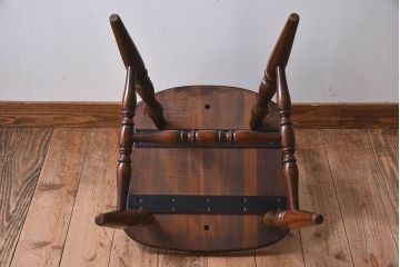 ヴィンテージ家具　飛騨産業　キツツキマーク　上質なデザインのビンテージチェア(椅子)(2)