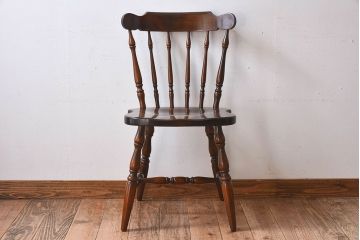 ヴィンテージ家具　飛騨産業　キツツキマーク　上質なデザインのビンテージチェア(椅子)(2)