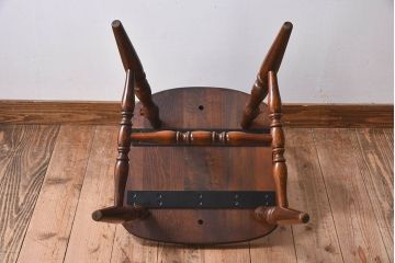 ヴィンテージ家具　飛騨産業　キツツキマーク　上質なデザインのビンテージチェア(椅子)(1)