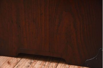 アンティーク家具　明治期　総桐材製　古い木の質感が味わい深い小箪笥(帳場箪笥、桐箪笥、桐たんす)