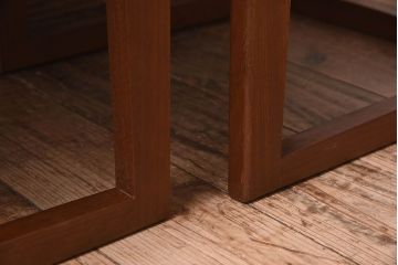 北欧家具　チーク材製　美しい木目のネストテーブル