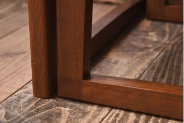 北欧家具　チーク材製　美しい木目のネストテーブル