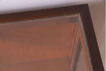 アンティーク家具　和製アンティーク　珍しいサイズの縦長ガラスケース(ショーケース)