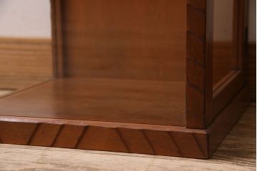 アンティーク家具　和製アンティーク　珍しいサイズの縦長ガラスケース(ショーケース)