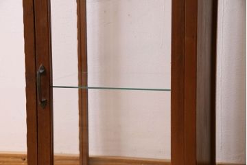 アンティーク家具　和製アンティーク　珍しいサイズの縦長ガラスケース(ショーケース)