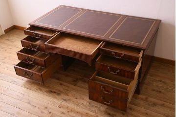 高級ブランド家具　Smith&Watson newyork(スミス&ワトソン　ニューヨーク)　プレジデントデスク(定価約300万円)