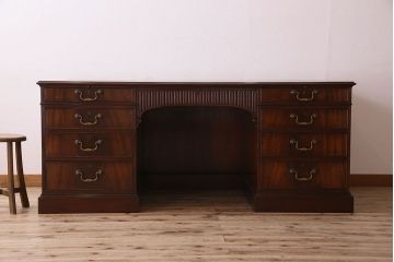 高級ブランド家具　Smith&Watson newyork(スミス&ワトソン　ニューヨーク)　プレジデントデスク(定価約300万円)