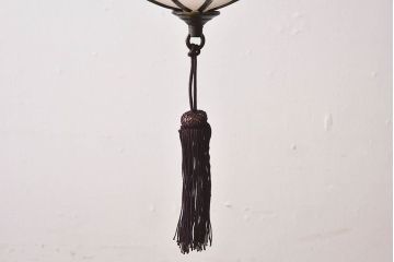 和製アンティーク　上品なほおずき型の電笠(天井照明)(2)