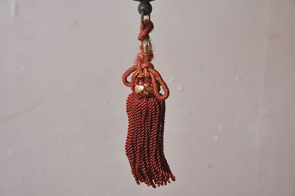 和製アンティーク　上品なほおずき型の電笠(天井照明)(3)