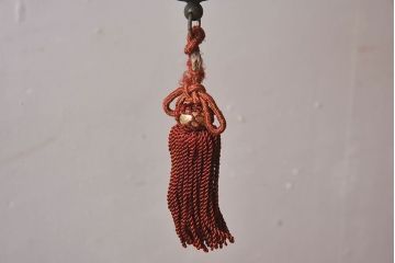 和製アンティーク　上品なほおずき型の電笠(天井照明)(3)