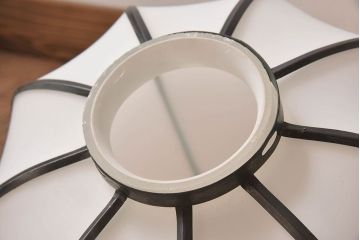 和製アンティーク　上品なほおずき型の電笠(天井照明)(3)