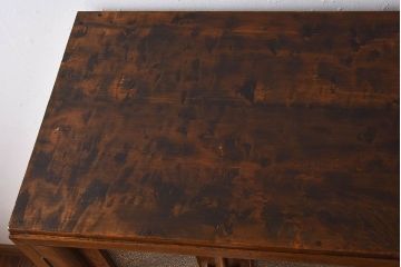 レトロ家具　昭和レトロ　人気のダイヤガラス入りの愛らしいチェスト