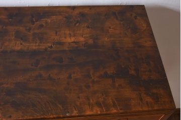 レトロ家具　昭和レトロ　人気のダイヤガラス入りの愛らしいチェスト