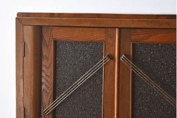 レトロ家具　昭和レトロ　人気のダイヤガラス入りの愛らしいチェスト