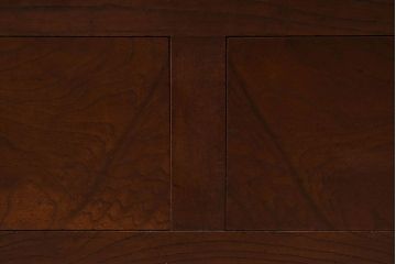 レトロ家具　昭和レトロ　前面ケヤキ材　人気のモールガラス入りのアンティーク収納棚(戸棚)