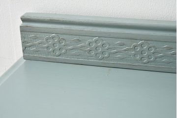 ペイント家具　可愛らしいデザインのイギリスアンティークチェスト(引き出し)