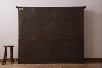アンティーク家具　伝統工芸　高級品!二段重ね岩谷堂茶箪笥(収納棚、戸棚)