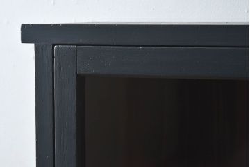 ペイント家具　シックなカラーがお洒落なキャビネット(収納棚、戸棚)