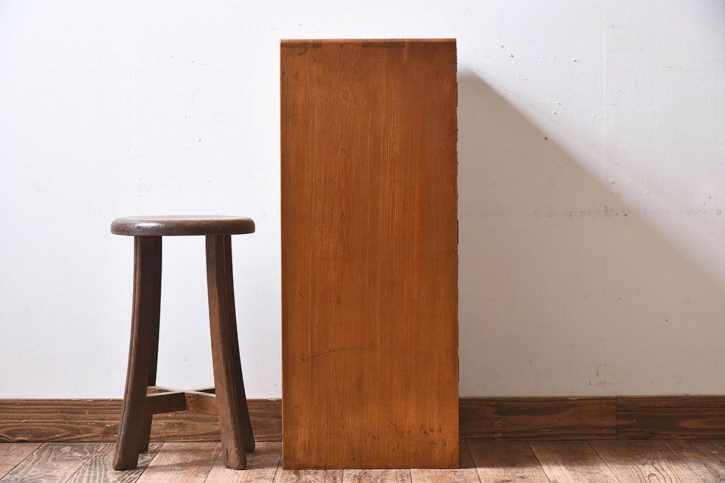 レトロ家具　和製アンティーク　栓材　11杯付き!昭和レトロな小引き出し